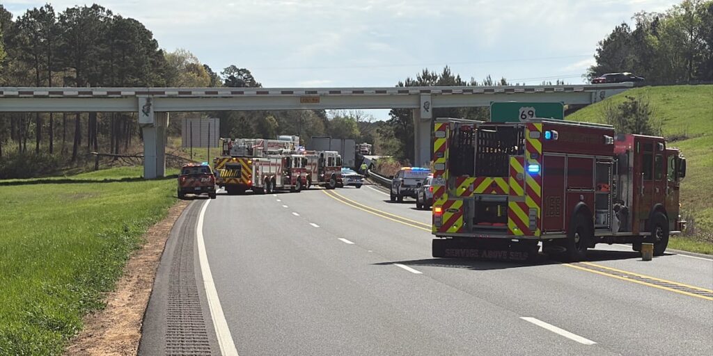 One Person Killed as Two-Truck Crash Blocks Traffic on Toll Road 49 in ...